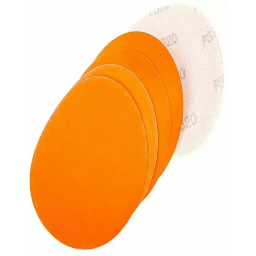 Круг абразивный шлифовальный d-125 мм P320 под липучку 5шт 307₽