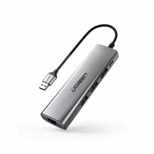 Адаптер мультифункциональный UGREEN CM266 60812 USB30 Multifunction Adapter Цвет серый 420000₽
