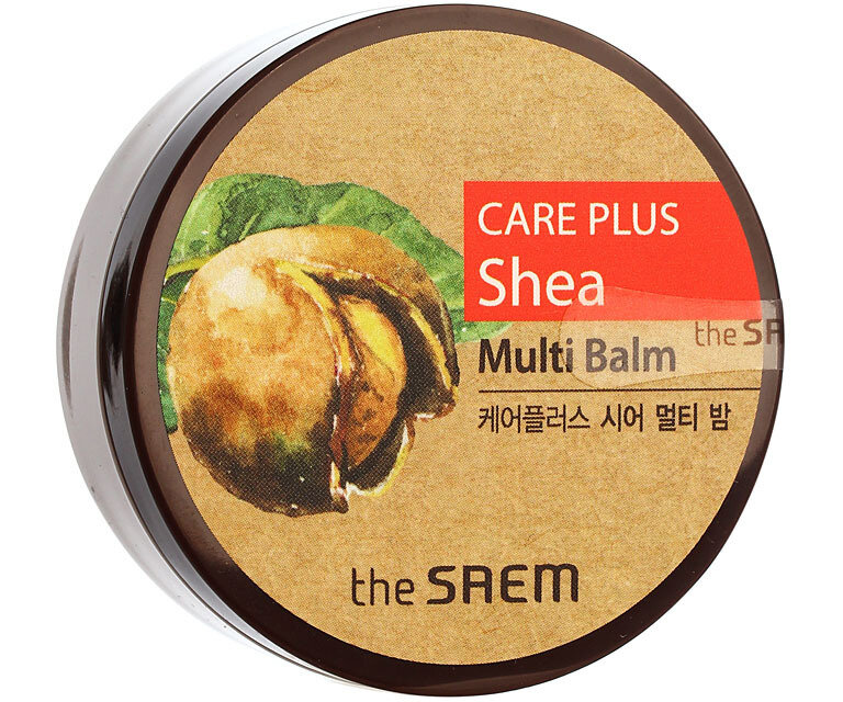 Крем-бальзам универсальный с маслом Ши The Saem Care Plus Shea Multi Balm 17гр - фото №8