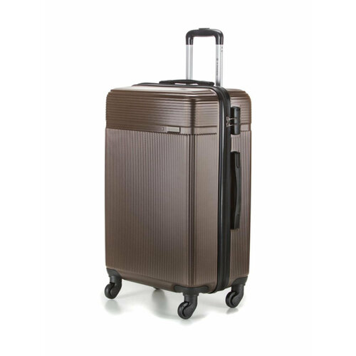 Умный чемодан 4 ROADS Ch0469, 91 л, размер L, коричневый