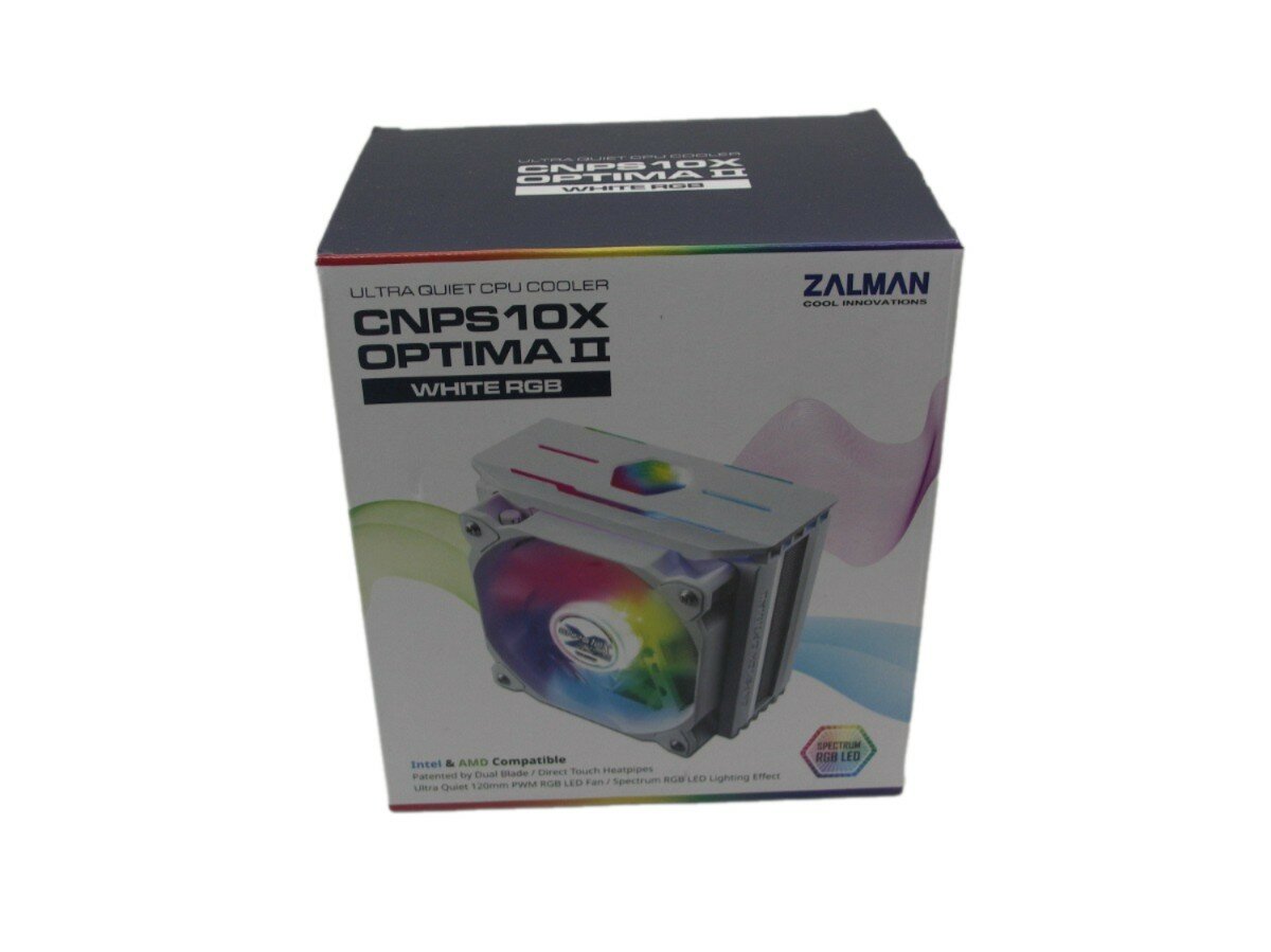 Устройство охлаждения (кулер) ZALMAN CNPS10X Optima II RGB White 130W (Intel/AMD)