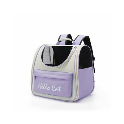 ЗОО Няня 14794 Сумка-переноска для кошек фиолетовая 37*25*34см