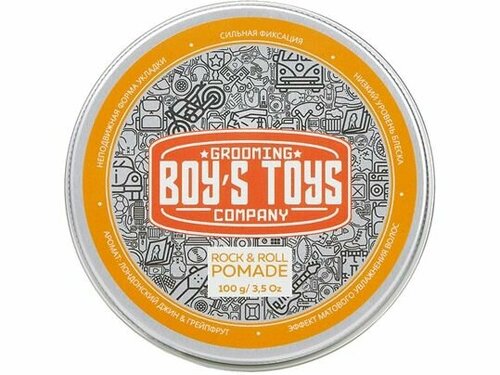 Помада для волос сильной фиксации Boys Toys Rock & Roll Pomade