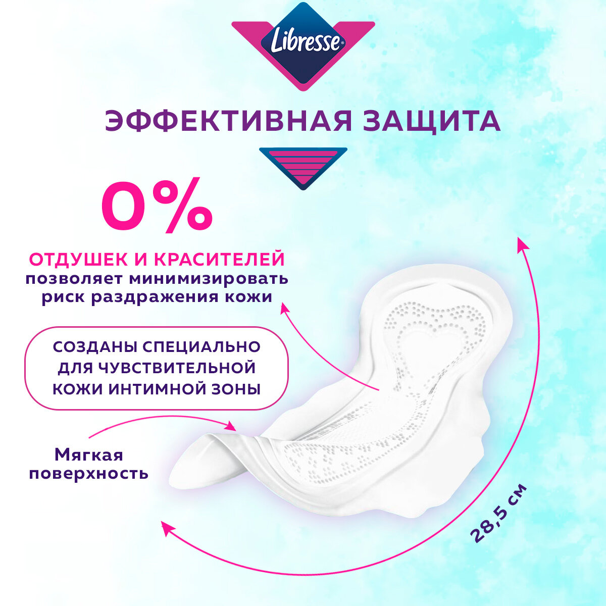 Прокладки ночные LIBRESSE Ultra Pure Sensitive Ночные 36 шт. 6 упак.