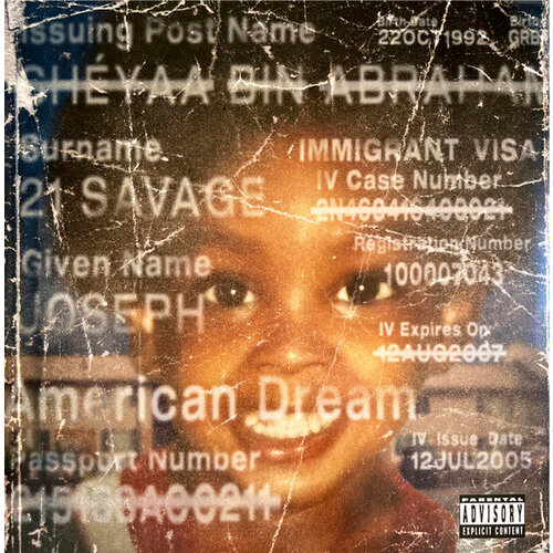 21 Savage Виниловая пластинка 21 Savage American Dream savage виниловая пластинка savage where is the freedom