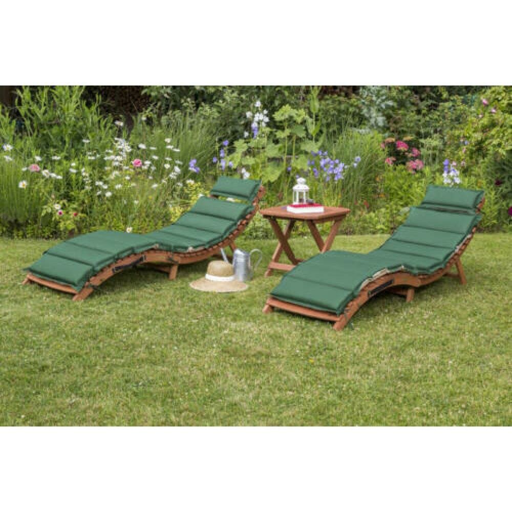 фото Комплект шезлонги и столик Афина AFM-803A-T133 (2+1) Beige/Green