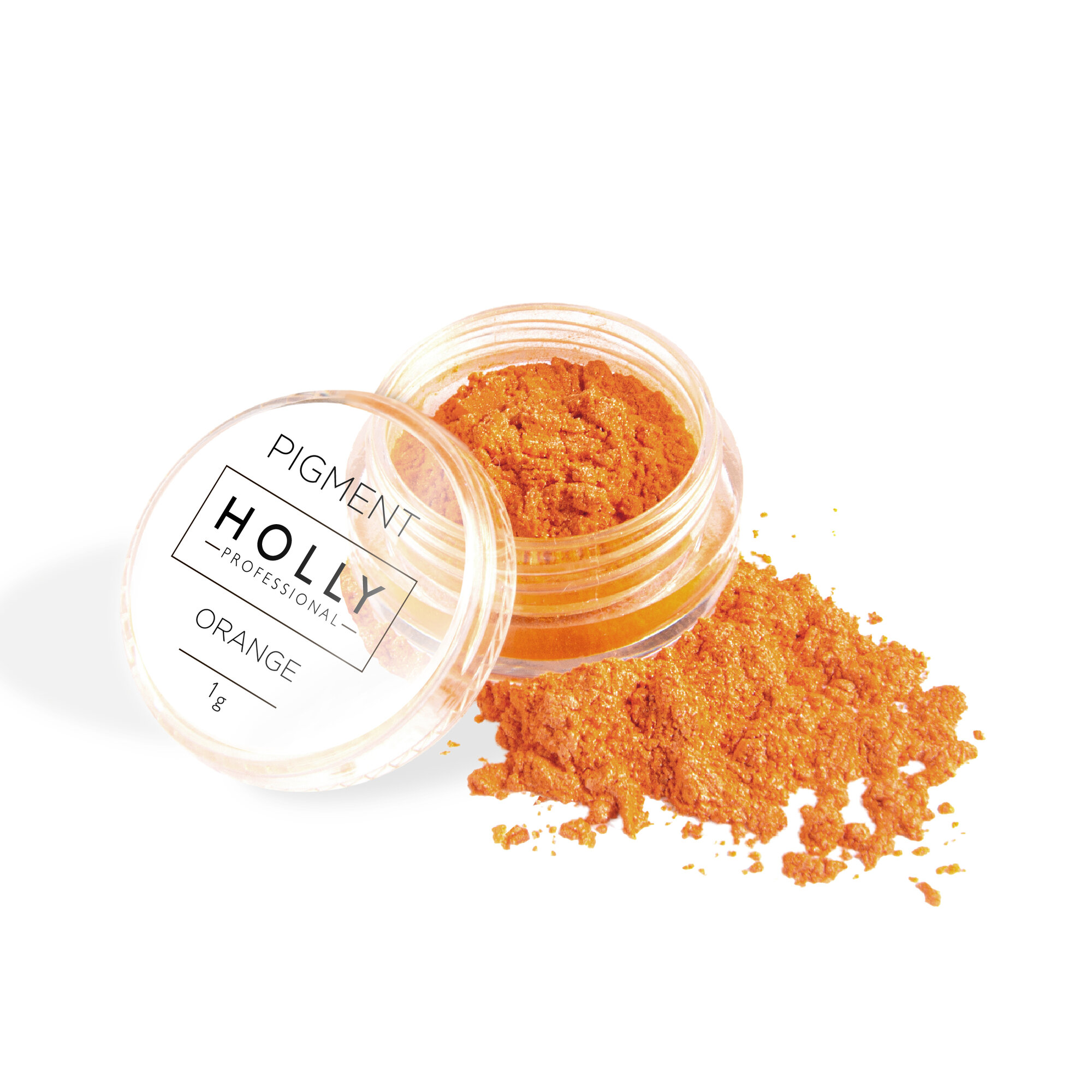 Holly Professional Рассыпчатые тени - минеральный косметический пигмент Pigment Orange