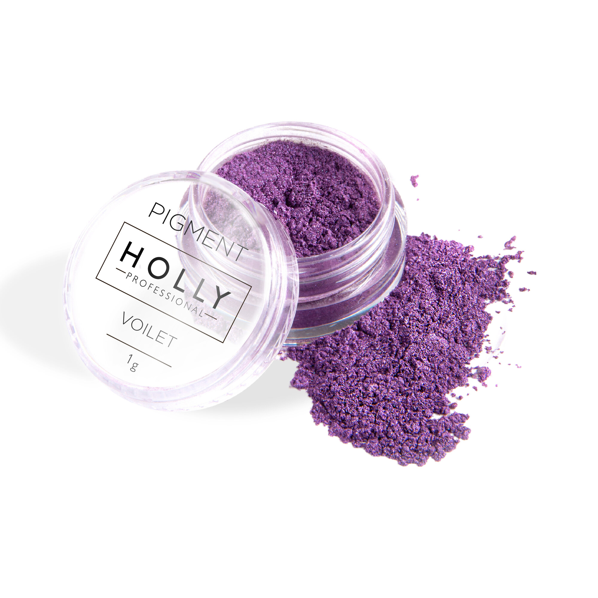 Holly Professional Рассыпчатые тени - минеральный косметический пигмент Pigment Violet