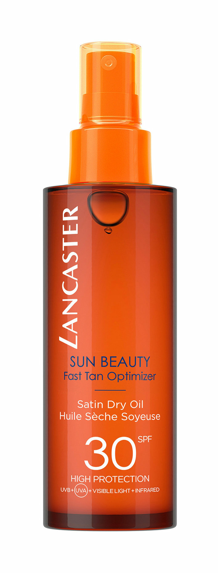 Lancaster Sun Beauty шелковистое масло быстрый загар SPF 30, 150 мл