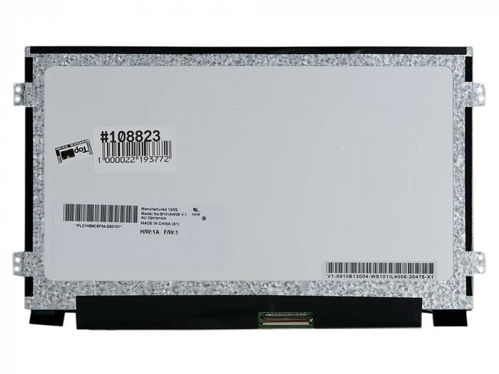 Матрица 10.1 Glare B101AW06 V.1 WSVGA 1024x600 40L cветодиодная (LED) AU Optronics уши Л\П B101AW06 V.1