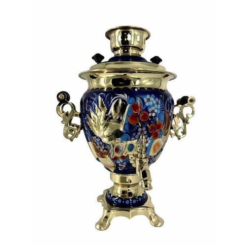 Самовар электрический Птица на синем с функцией автоотключения 19550₽