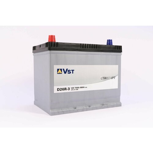 VARTA / Аккумулятор Asia 75 А/ч п. п. VST Стандарт ток 680 258x174x223
