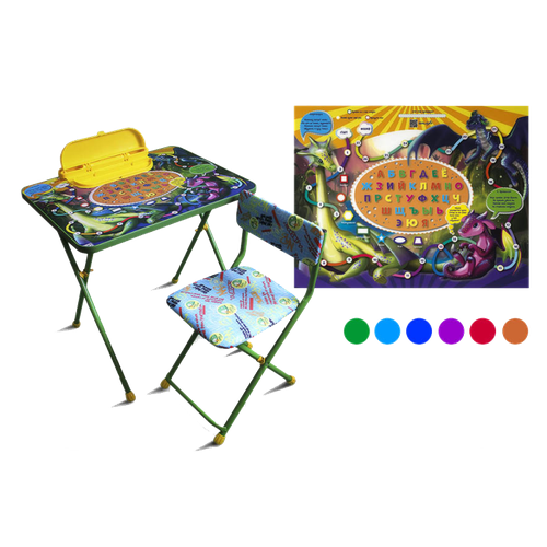 Комплект детской мебели Galaxy Драконы цвет каркаса зеленый 3178₽