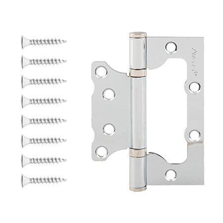 фото Петля накладная Avers 100*75*2,5-B2-CR ( 2шт )