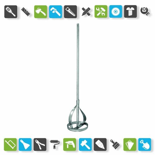 Насадка-миксер для краски Biber 35812 80х400 мм 842₽