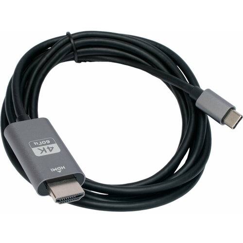 Кабель USB Type-C - HDMI, 1.8м, Cablexpert (CCB-A-CM-HDMI-1.8M) j5create jcc153g usb type c m hdmi m 1 5 м белый серый