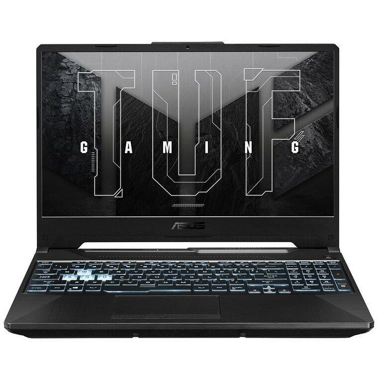 Ноутбук Asus TUF Gaming A15 FA506NF-HN060 Ryzen 5 7535HS 16Gb SSD512Gb NVIDIA GeForce RTX 2050 4Gb 15.6 IPS FHD (1920x1080) noOS black WiFi BT Cam (90NR0JE7-M00550)