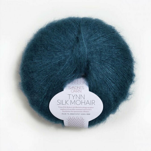 Пряжа для вязания Sandnes Garn Tynn Silk Mohair (6564 Petrol) пряжа для вязания sandnes garn tynn silk mohair 9862 kapers