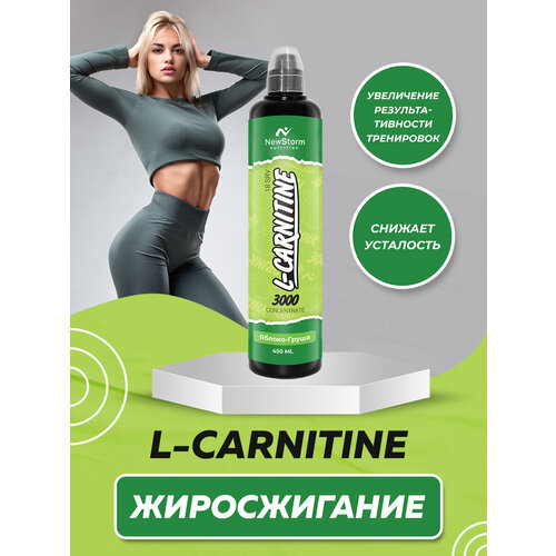 NewStorm L-Carnitine 3000 мг 450 мл Яблоко-Груша