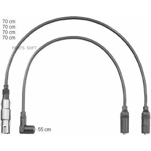 BERU ZEF1199 Высоковольт. провода ком/кт.