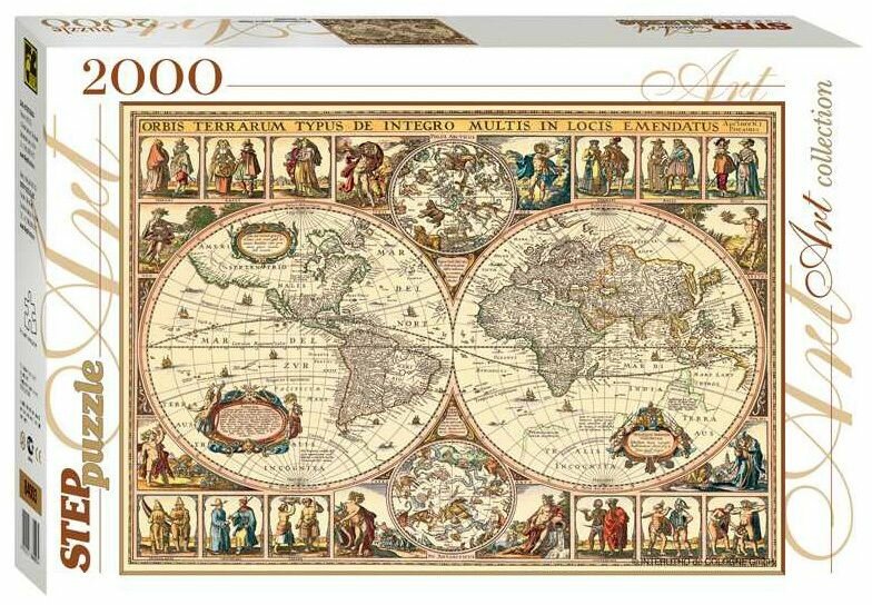 Пазл 2000 эл. Историческая карта мира 84003