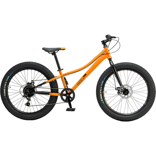Велосипед полу-фэтбайк Fatbike Time Try TT2747s 24 Рама 12 Взрослый Детский Подростковый оранжевый 23400₽