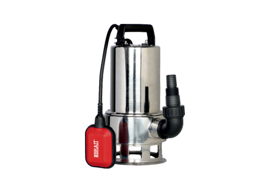 фото Насос дренажный погружной Brait ND-750DS для грязной воды, 200 л/м, 750 Вт, до 35 мм, макс. напор 8 м, нерж. сталь