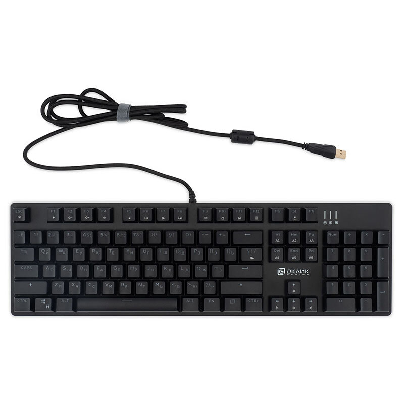 Клавиатура Oklick 990 G2 Black USB