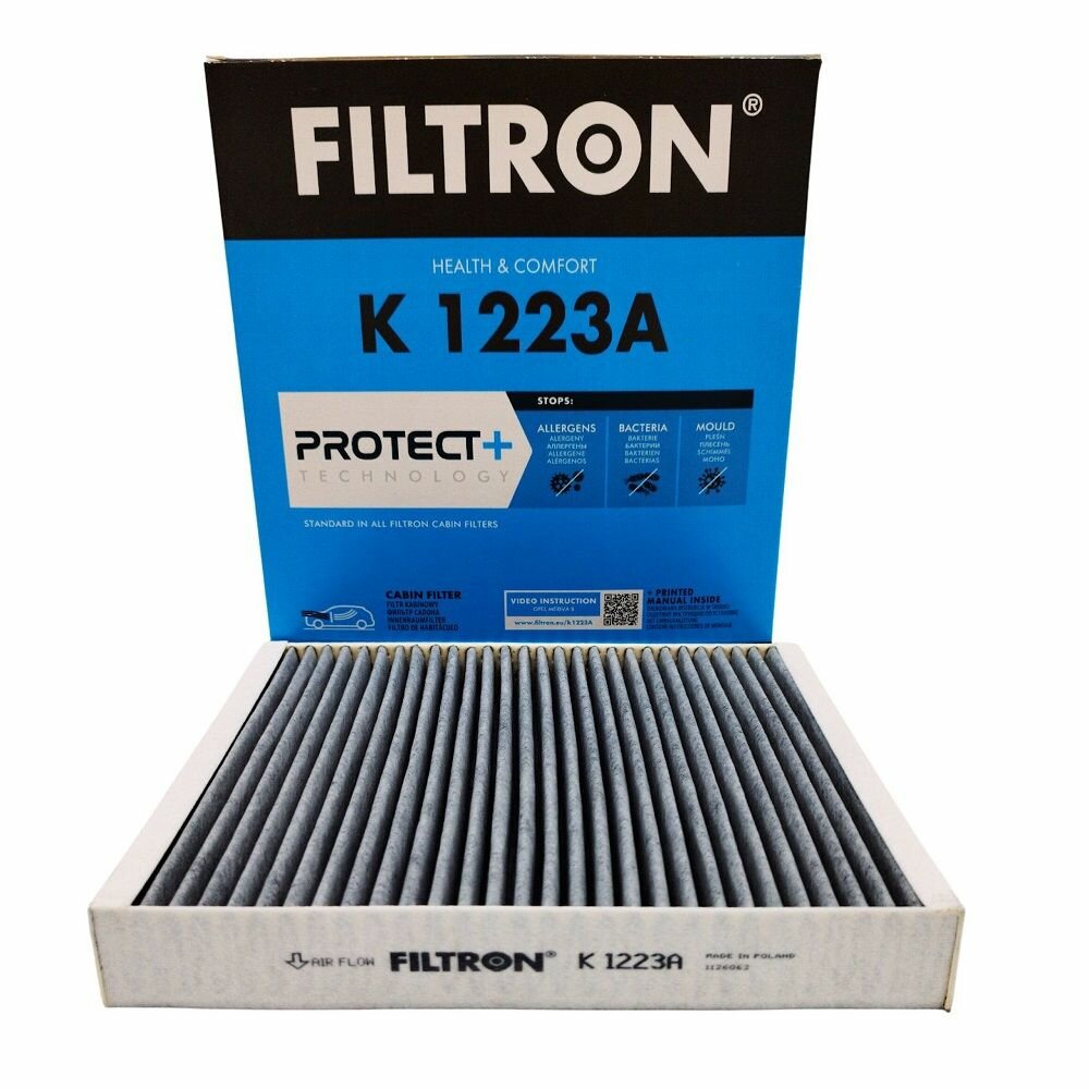 Фильтр салонный угольный FILTRON K1223A