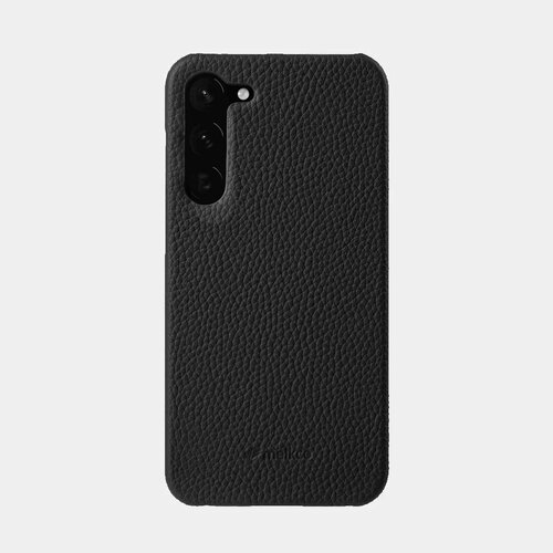 Кожаный чехол накладка Melkco Snap Cover для Samsung Galaxy S23+, черный