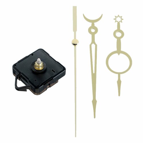 Часовой механизм со стрелками шток 16 мм стрелки 6592105 мм 438₽