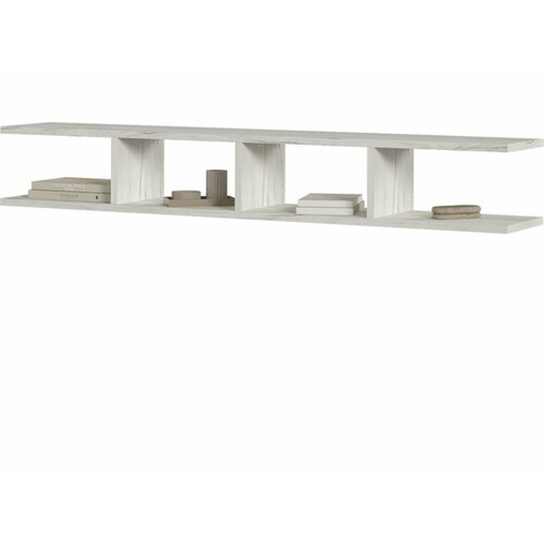 Полка Гранд 02 дуб крафт белый 1227₽