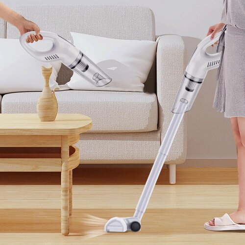 Пылесос вертикальный ручной беспроводной пылесос для уборки дома офиса машины белый 209000₽