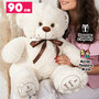 Мягкая игрушка большой плюшевый медведь 90 см I Love You / Плюшевый мишка большой 90 см / Подарок для ребёнка, девушки, подруге, на новый год