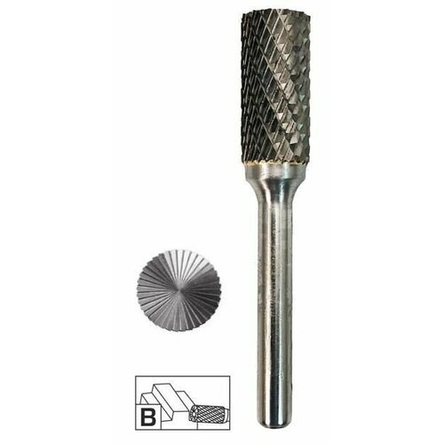 Борфреза твердосплавная 6х6х16х61 мм тип B-цилиндр с реж торцом Профоснастка 100 860260616610 990₽