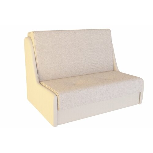 Раскладной диван аккордеон Верона рогожка белый 90