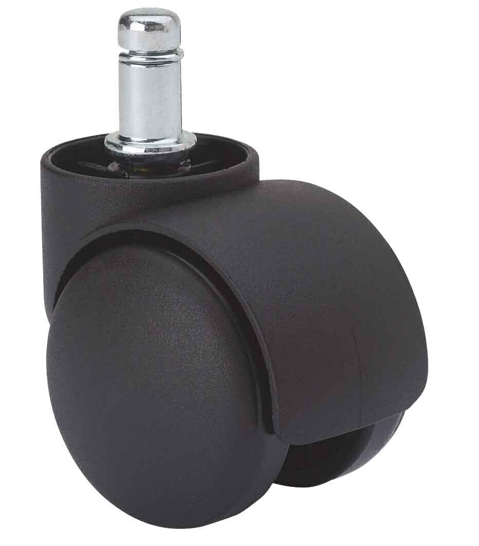 Колесо мебельное Alex 1-0484 D50 поворотное ось D11мм без тормоза