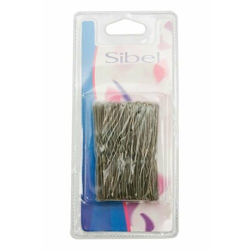 Шпильки волна 65 мм (50 шт) коричневые