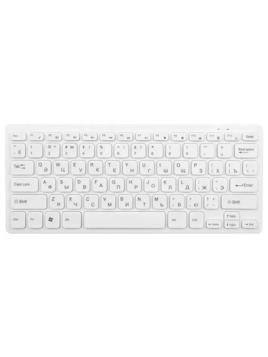 Беспроводная мини-клавиатура Olmio Mini-Keyboard WK-05, белая