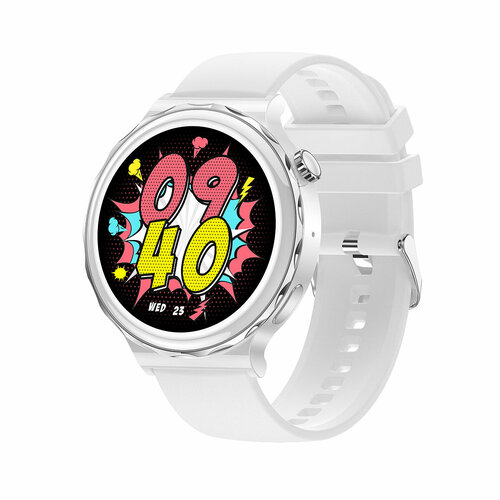 Cмарт часы X6 Pro PREMIUM Series Smart Watch iPS, iOS, Android, 2 ремешка, Bluetooth звонки, Уведомления, белые с Золотыем
