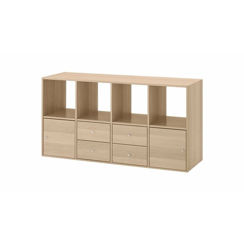 Стеллаж Billy IKEA 4 вставки Дуб сонома