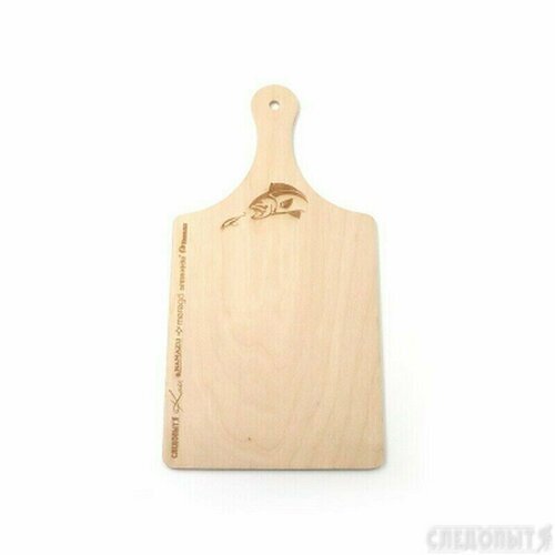 Доска разделочная деревянная 180х6х350 мм с ручкой PF-CWS-P89 440₽