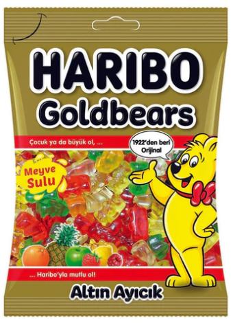 Мармелад Haribo Goldbaren / Харибо Золотые мишки 80гр (Турция)