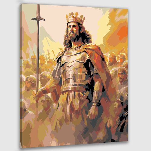 Картина по номерам 50х40 Царь во главе армии