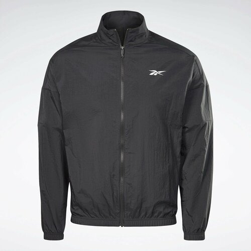 Куртка Reebok, размер L, черный ветровка under armour ua rush woven fz jacket xl для женщин