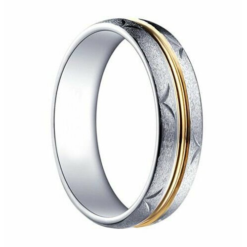 Кольцо Spikes, размер 17, золотой, серебряный кольцо размер 17 5 золотой серебряный