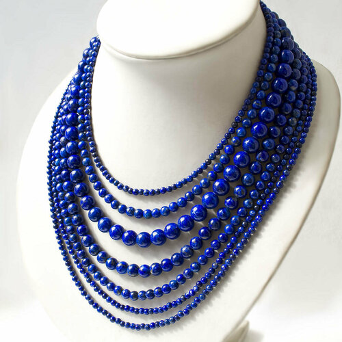 Колье Mia Diva, лазурит, синий