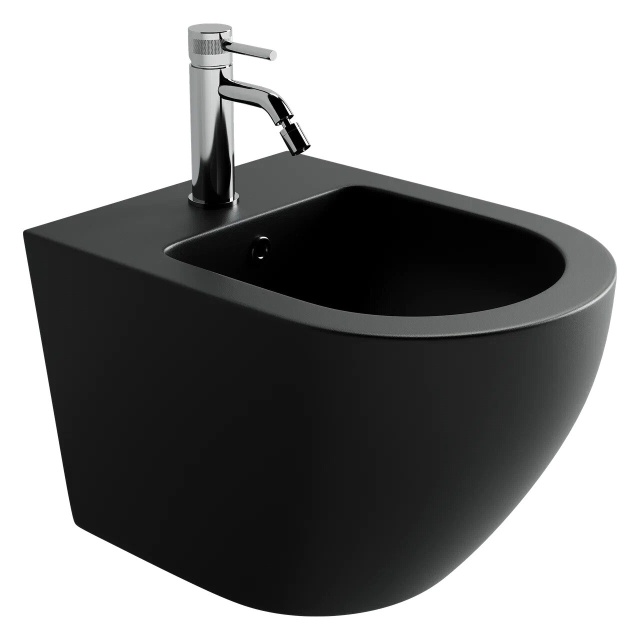 фото Подвесное биде Ceramica Nova Uno CN11002MB черное матовое