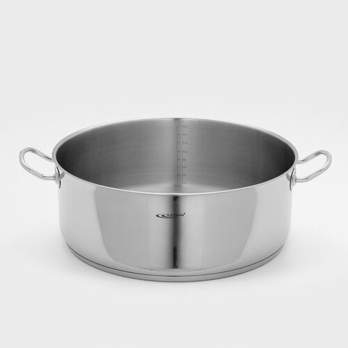 Кастрюля Общепит Шеф 18 л d405 см h155 см с теплораспределительным слоем 11312₽