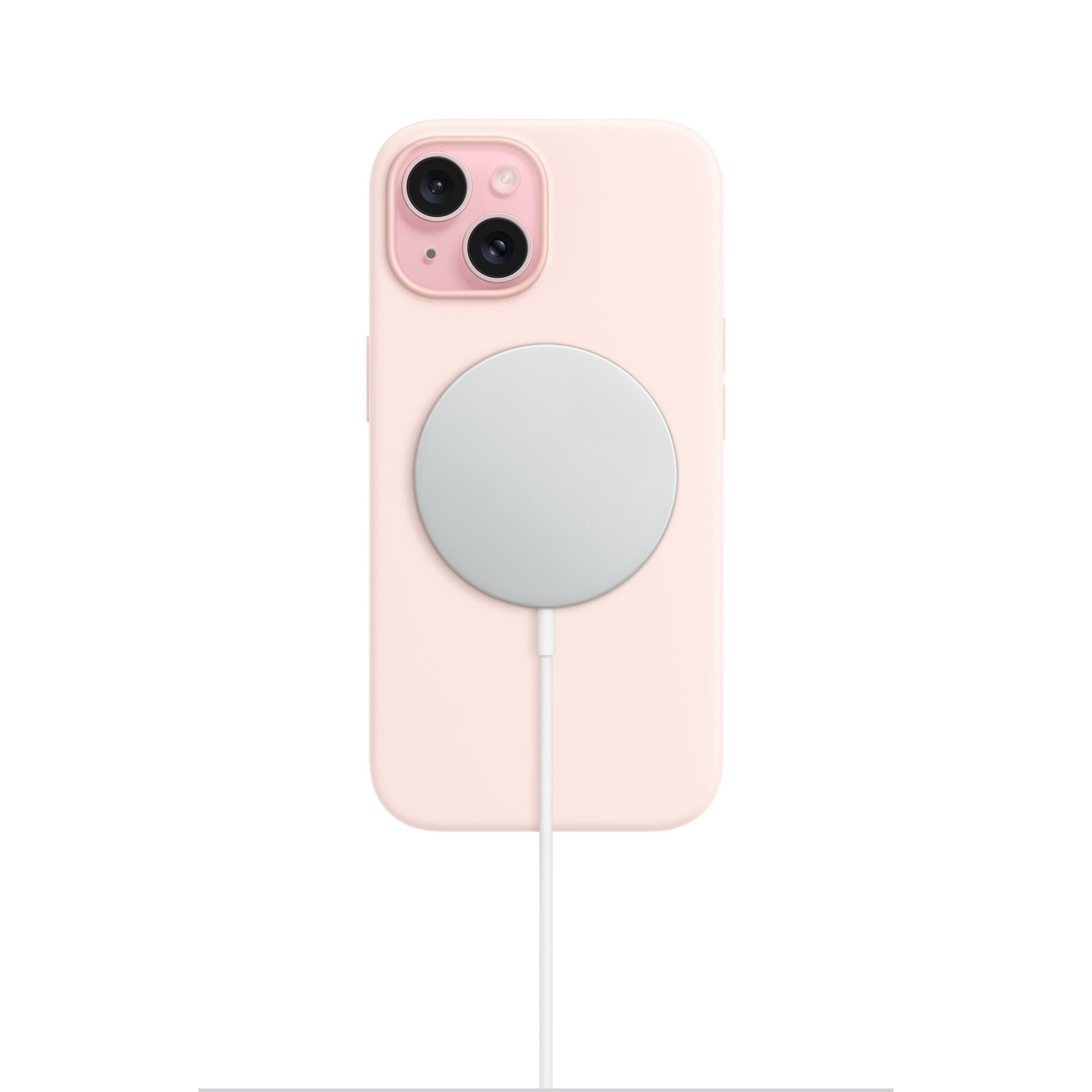 Беспроводное зарядное устройство для Apple MagSafe белый / USB-C — фото 1